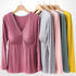 Spring and Autumn Nursing Pregnant Women's Jacket Home Pajamas